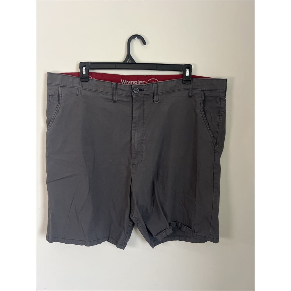 Wrangler Outdoor Mens Size 46 Gray Casual Outdoors Hiking Elastic Waist Shorts